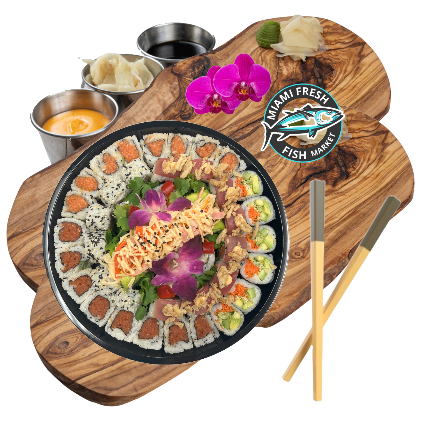 Sushi Prime Mix Platter 6 Rolls - Serving size 48 Pcs