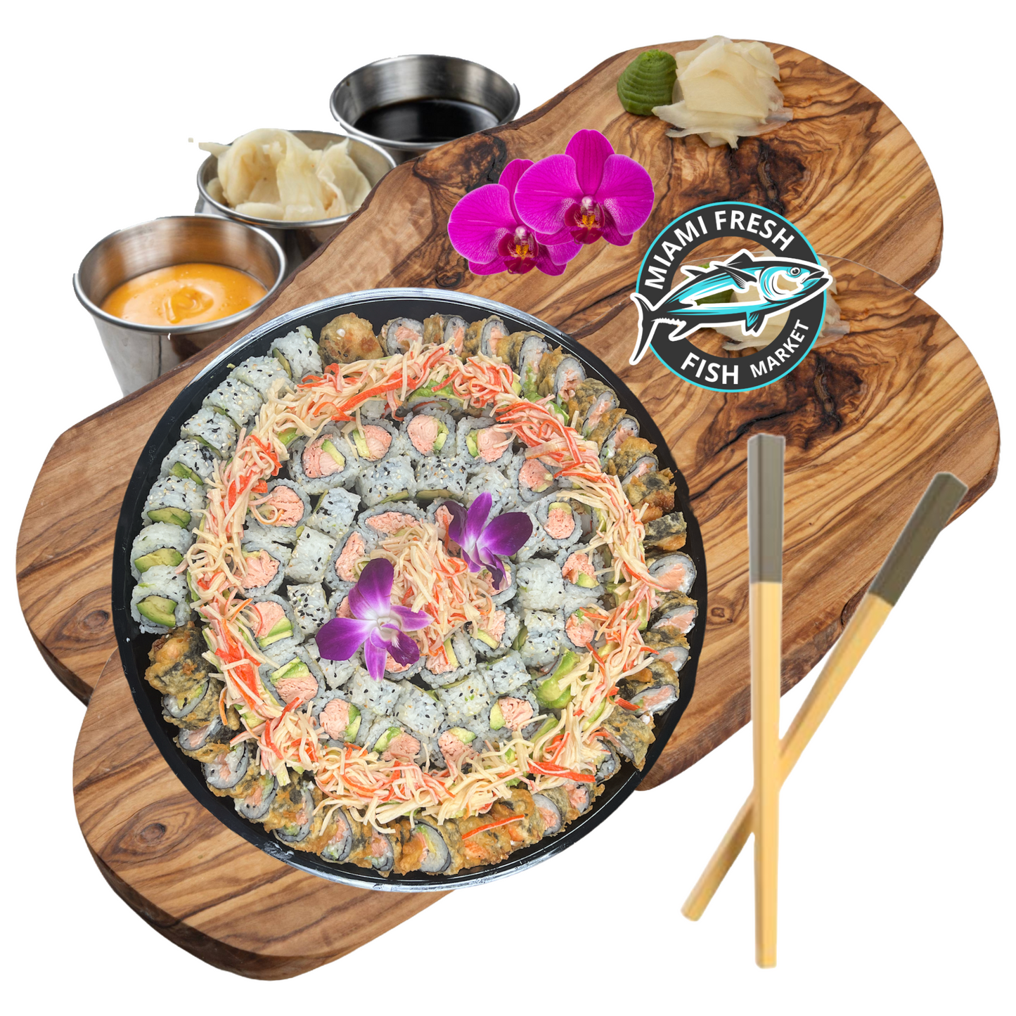 Sushi Special Platter 12 Rolls Serving size 96 Pcs