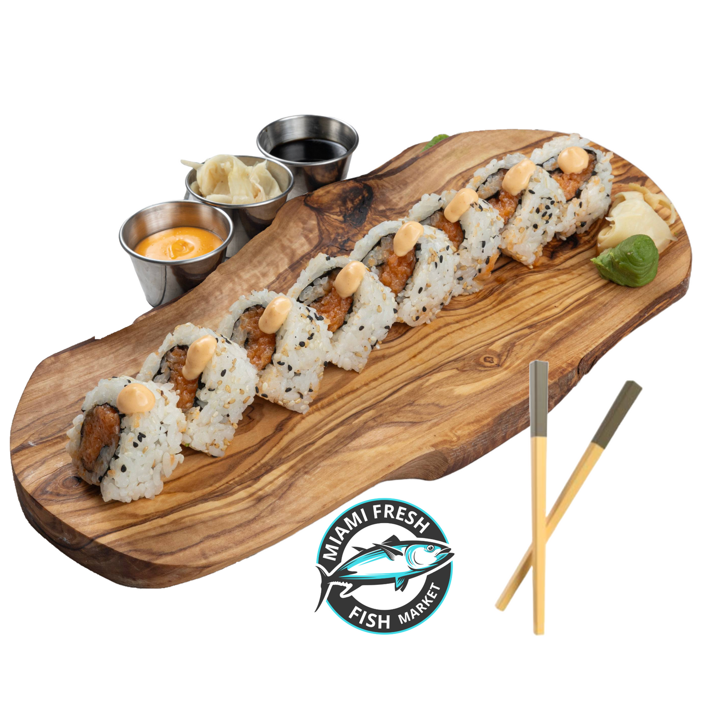 Sushi Basic Rolls Platter - 6 Rolls Serving 48 Pcs