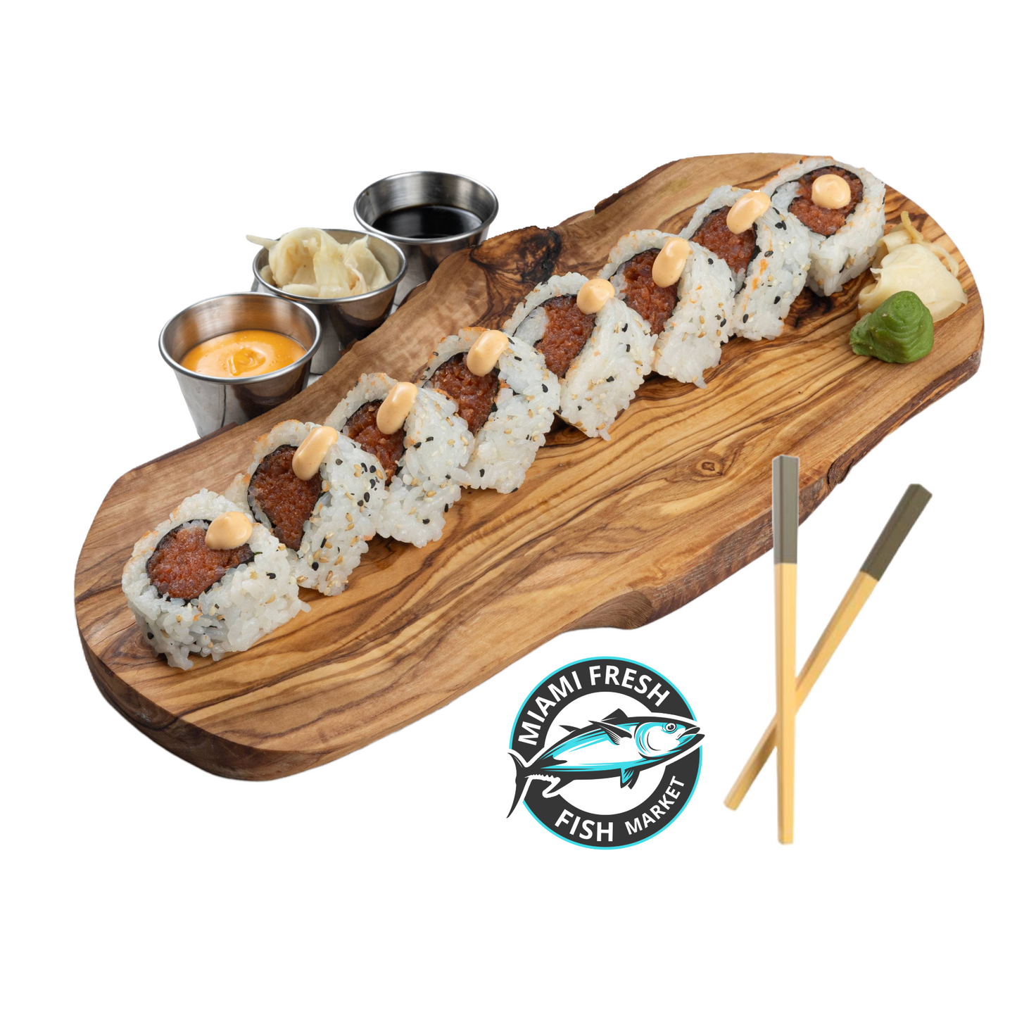 Sushi Basic Rolls Platter - 6 Rolls Serving 48 Pcs