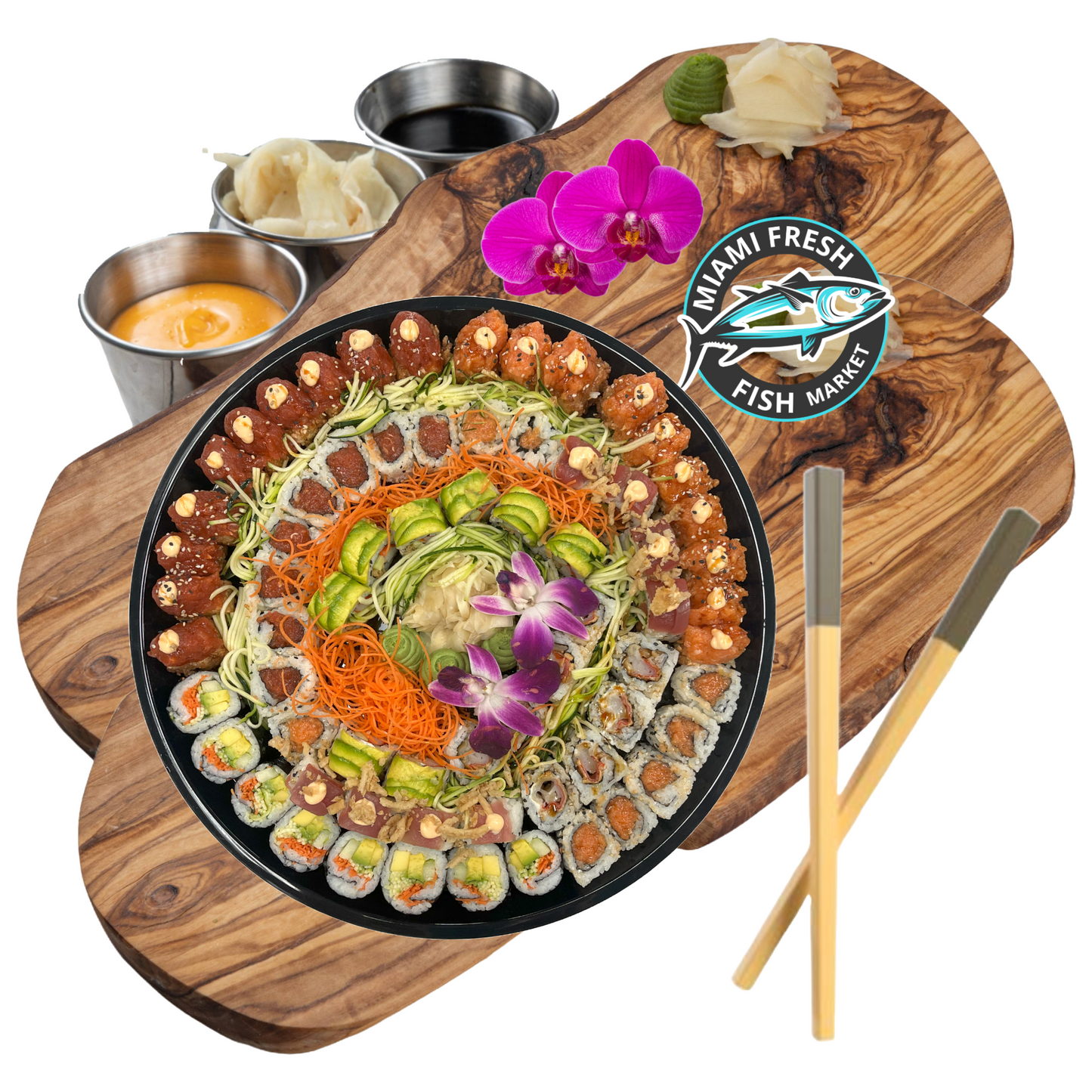 #23 Spicy Kani Tempura Sushi Roll Serving Size 8 Pcs