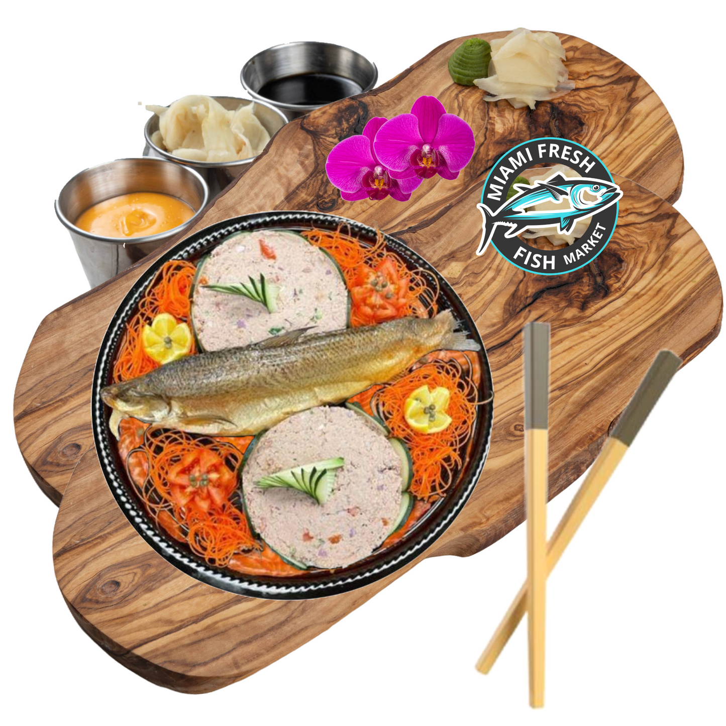 Smoked Salmon Thick Cut 16" Platters
