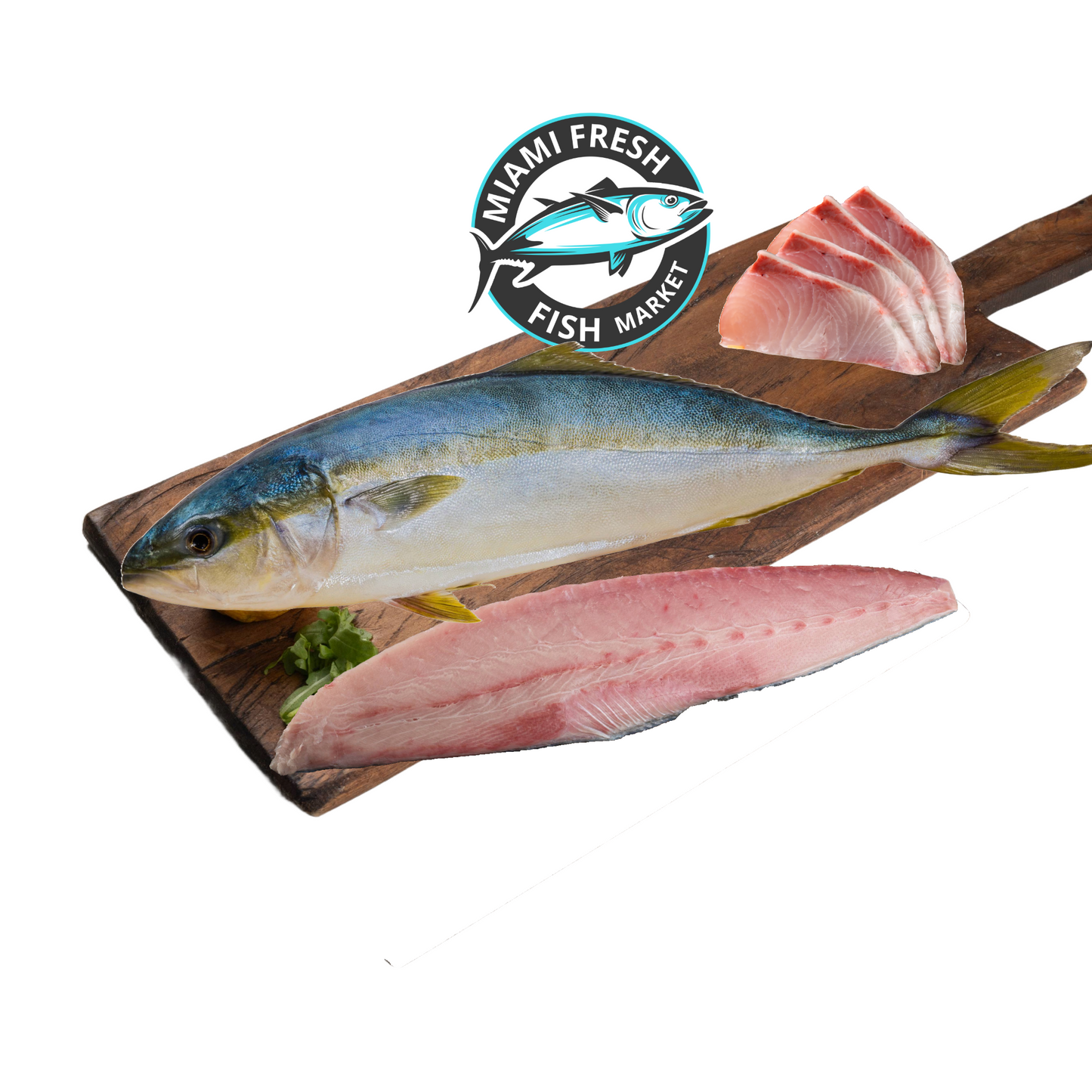 Hamachi Fresh Fish Sushi Grade or Fillet Per Pound