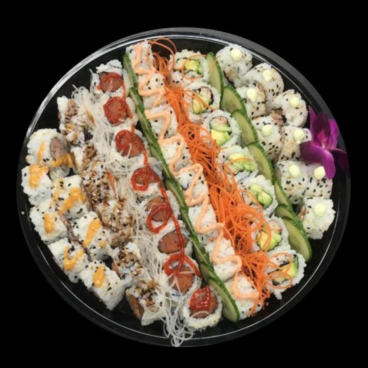 Sushi Basic Rolls Platter - 6 Rolls Serving 48 Pcs