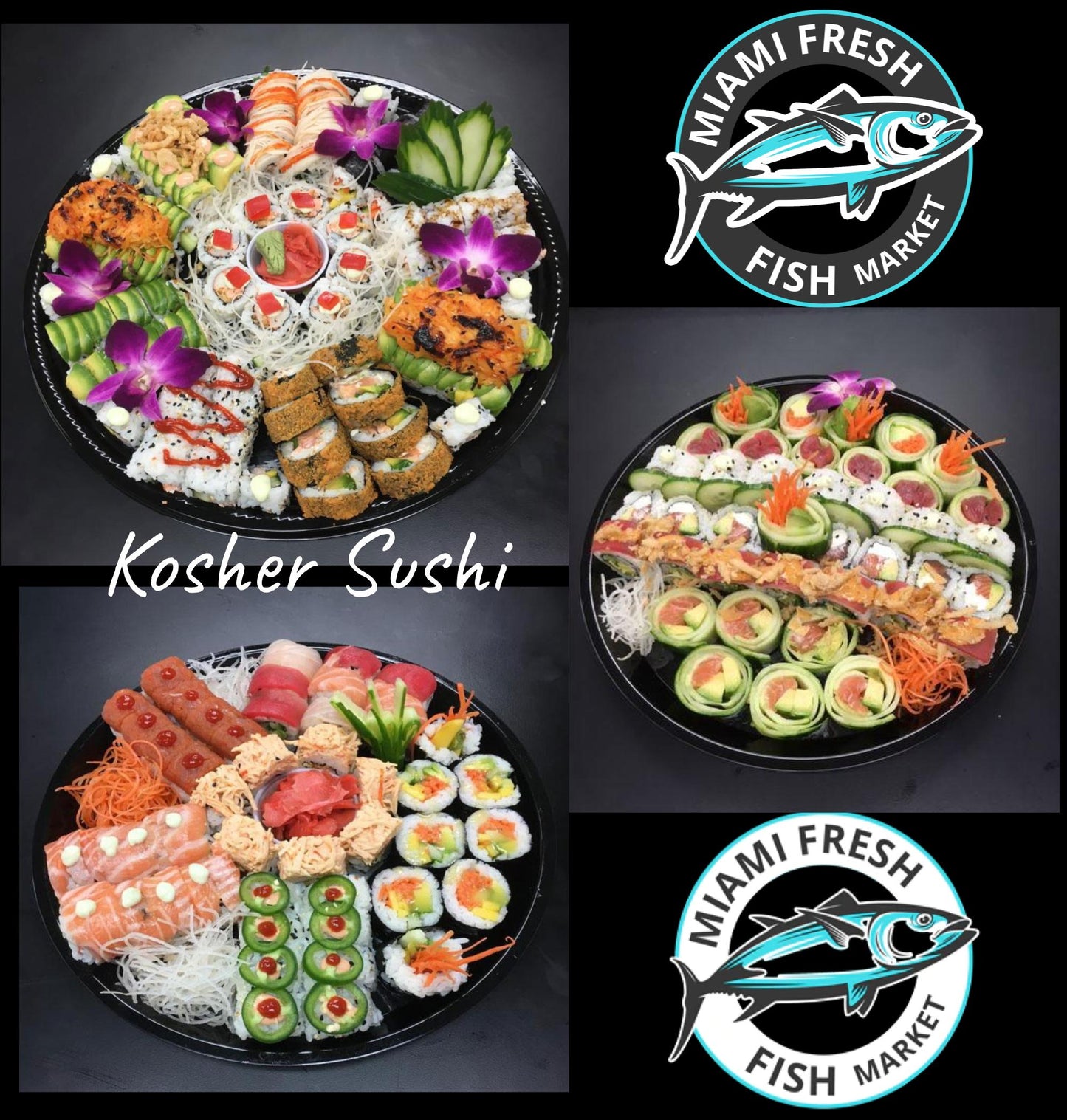 #24 Hamachi Sushi Roll Serving size 8 Pcs
