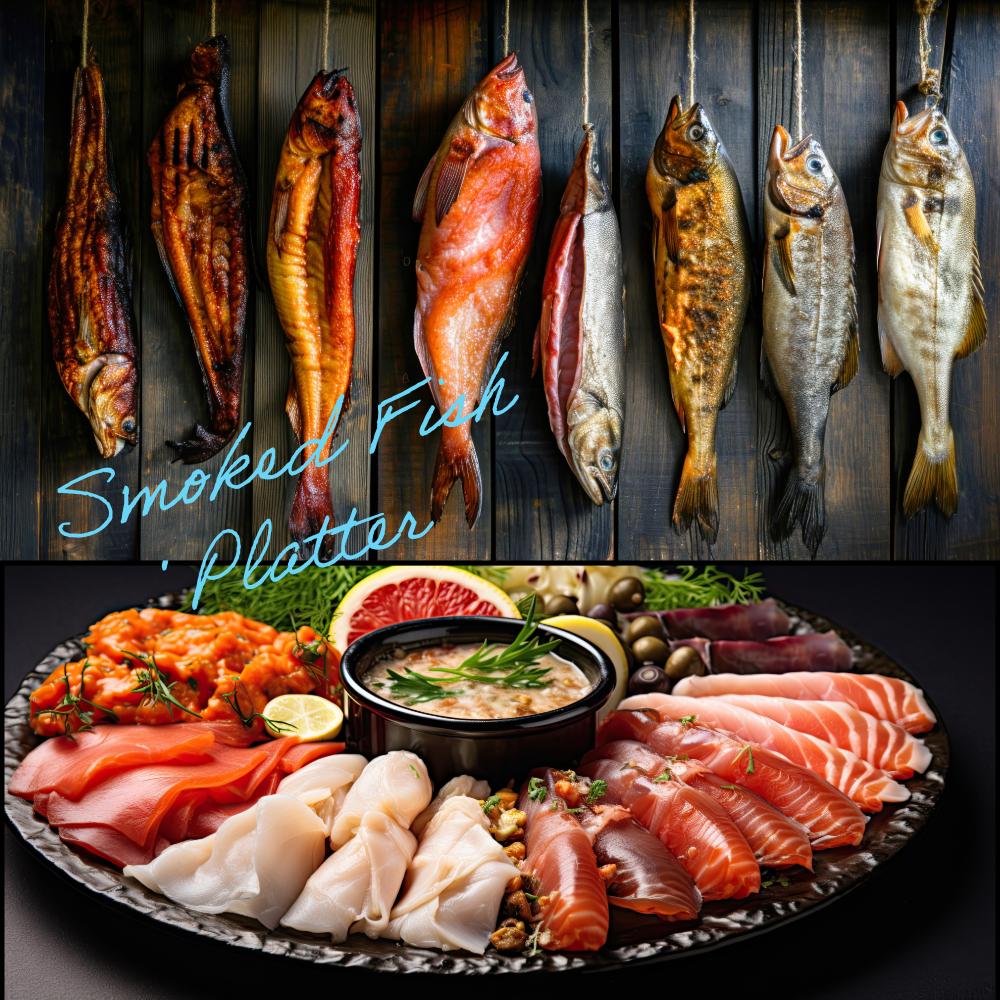 smoked fish platters selection by miami fresh fish market