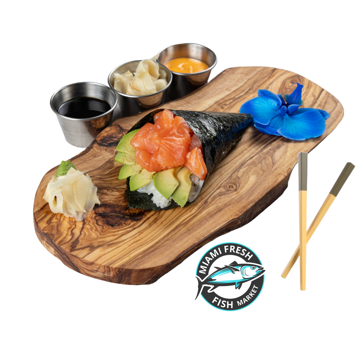 Sashimi Salmon Serving Size 6 Pcs