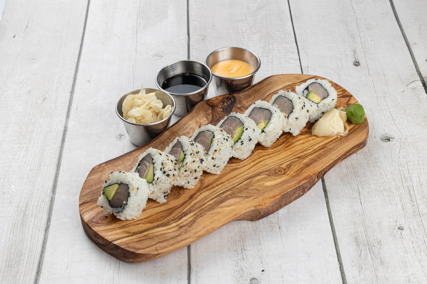 #6 Tuna Avocado Sushi Roll Serving size 8 Pcs