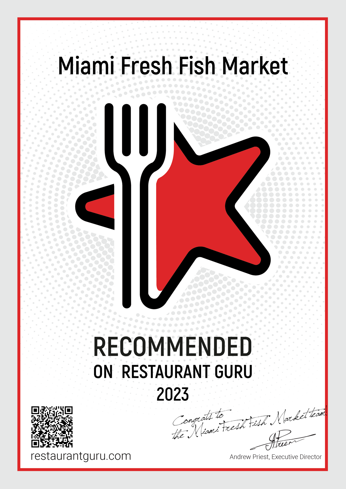 certificate-REcommended-from-Restaurant-guru-to-miami-fresh-fish-market