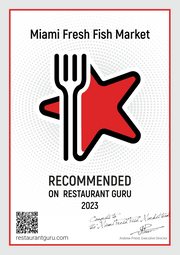 Restaurant-Guru-Certificate-Miami-fresh-fish-maket