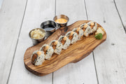 #4 Salmon Avocado Sushi Roll Serving size 8 Pcs
