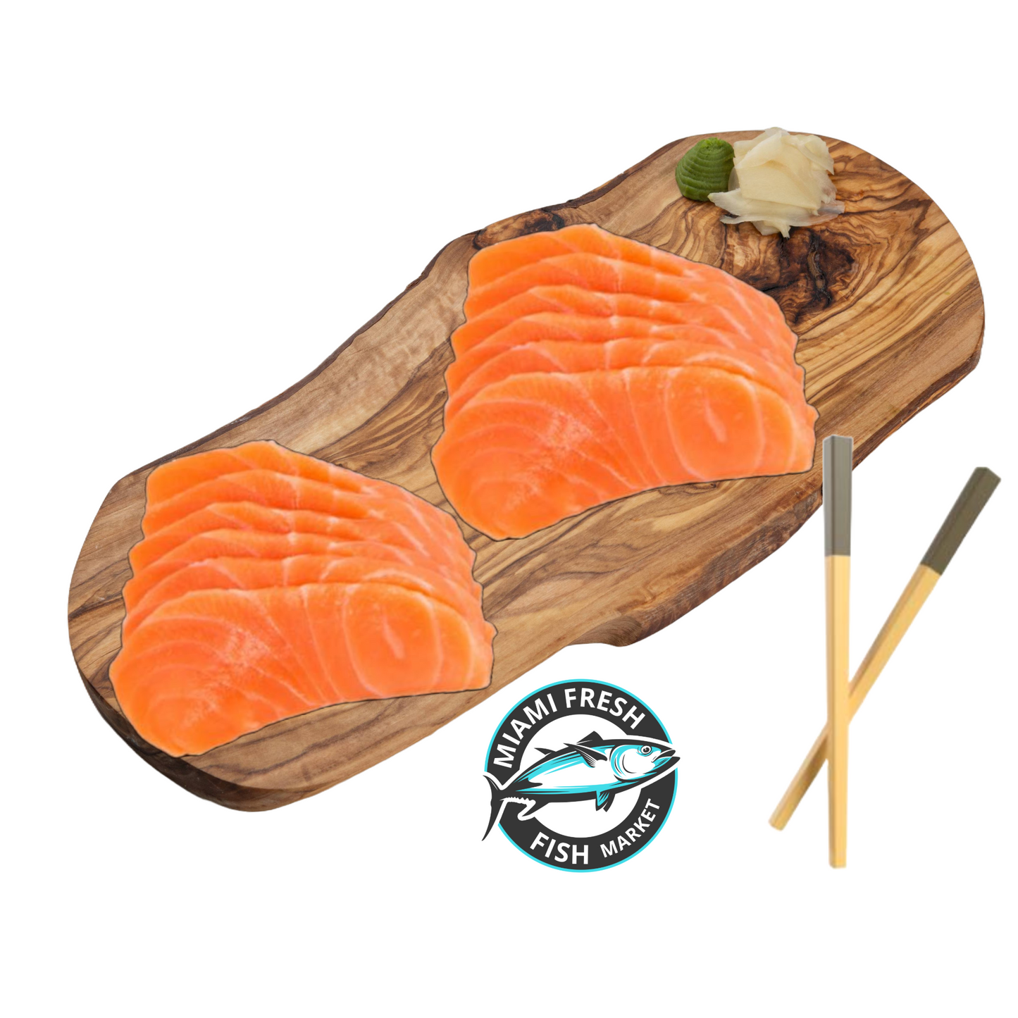 Sashimi Salmon Serving Size 6 Pcs