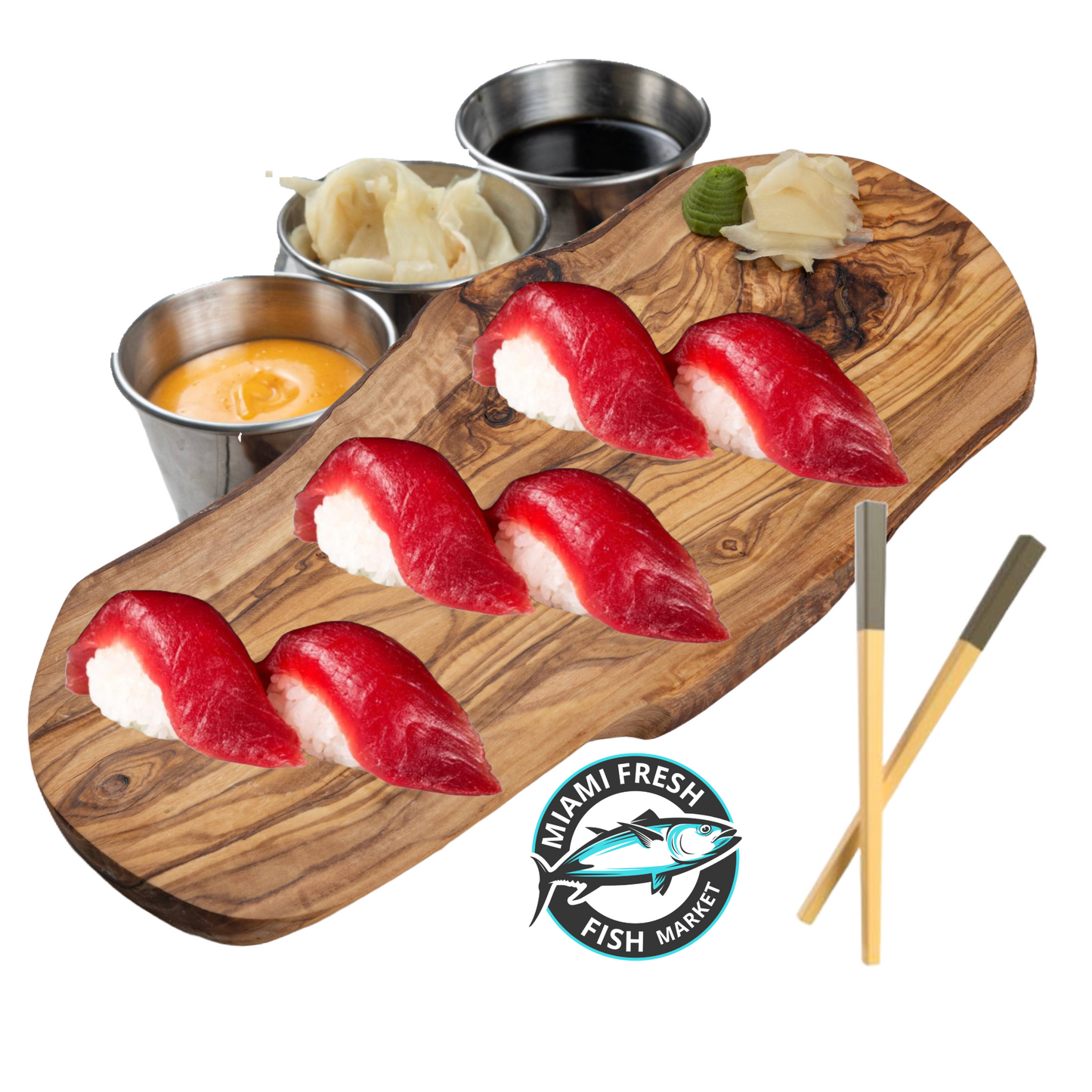 Tuna Nigiri Serving Size 6 Pcs