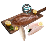 Dover-Sole-Fish-Whole_Fish-Fillet-wood-plate-kosher-fish-store