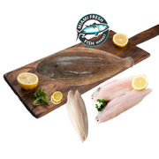 Dover-Sole-Fish-Whole_Fish-Fillet-on-brown-wood-plate-miami-fresh-fish-market