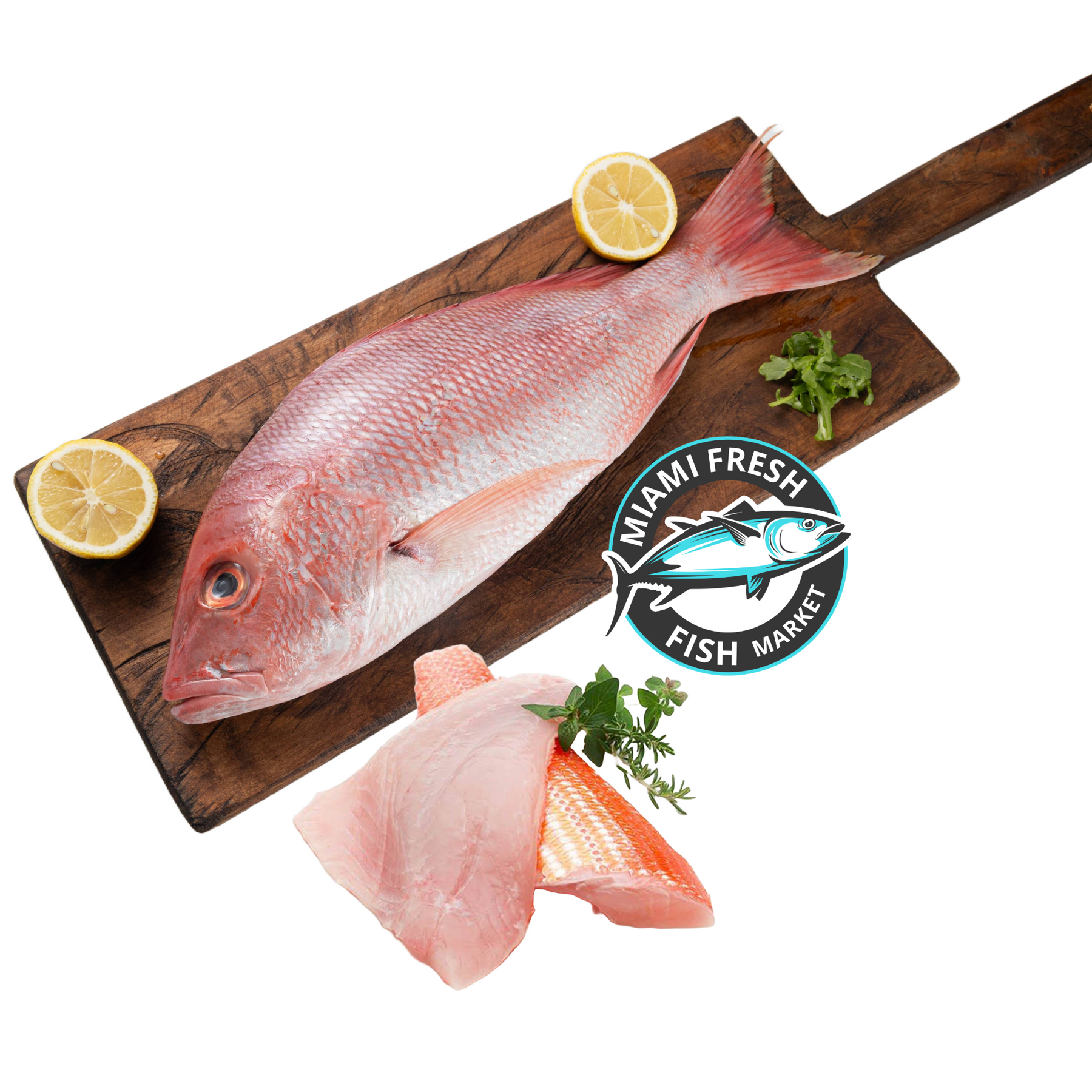 Red Snapper Wild  Whole Fish / Fillet by Miami Fresh Fish Market