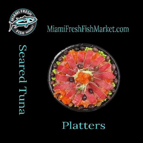 Smoked Seared Tuna Mix Salmon 12" Platter