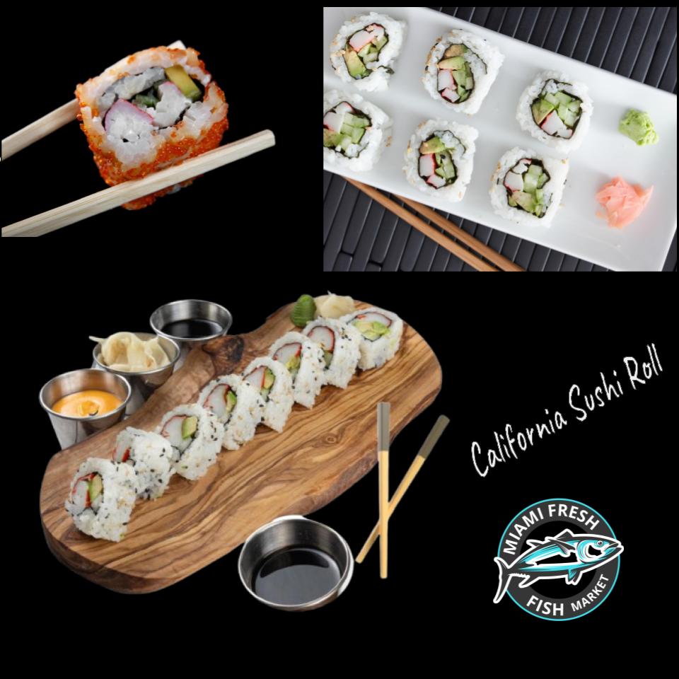 #8 California Sushi Roll Serving size 8 Pcs
