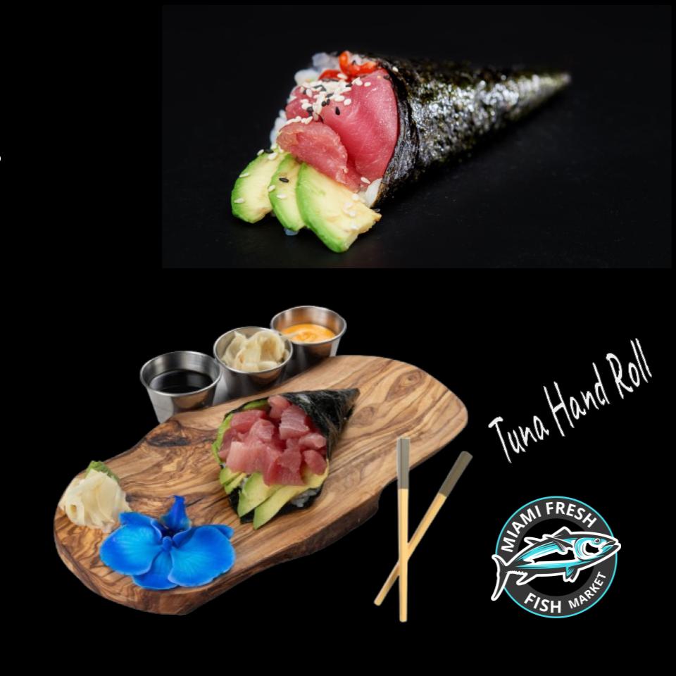 #9 Tuna Sushi Hand Roll