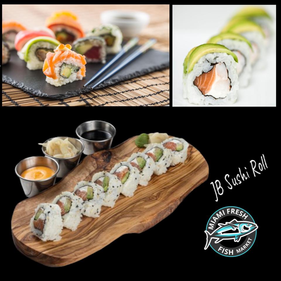 #12 JB Sushi Roll Serving size 8 Pcs
