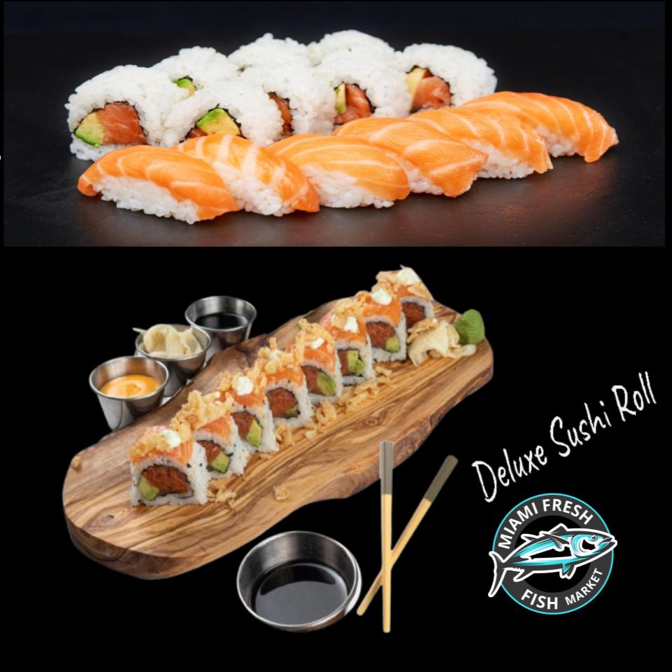 #17 Deluxe Sushi Roll Serving size 8 Pcs