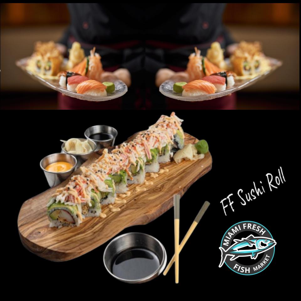#19 FF Sushi Roll Serving size 8 Pcs