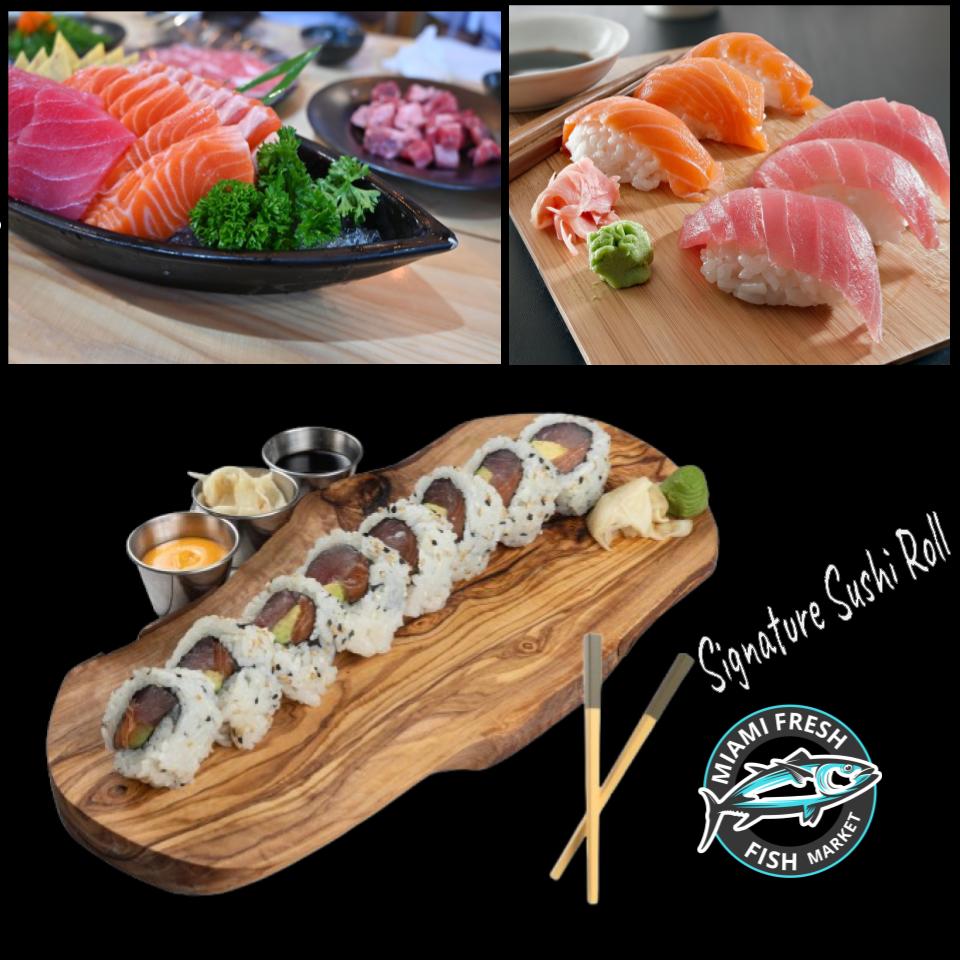 #25 Signature Sushi Roll Serving Size 8 Pcs