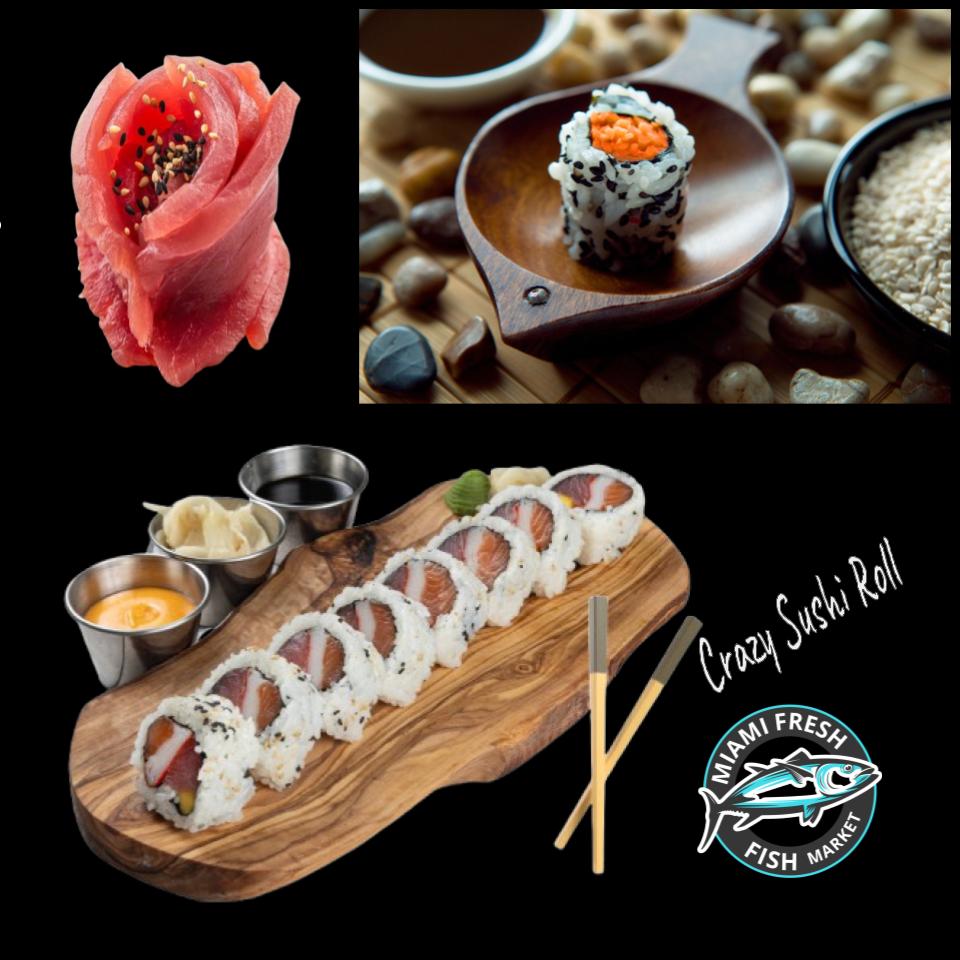#26 Crazy Sushi Roll Serving Size 8 Pcs
