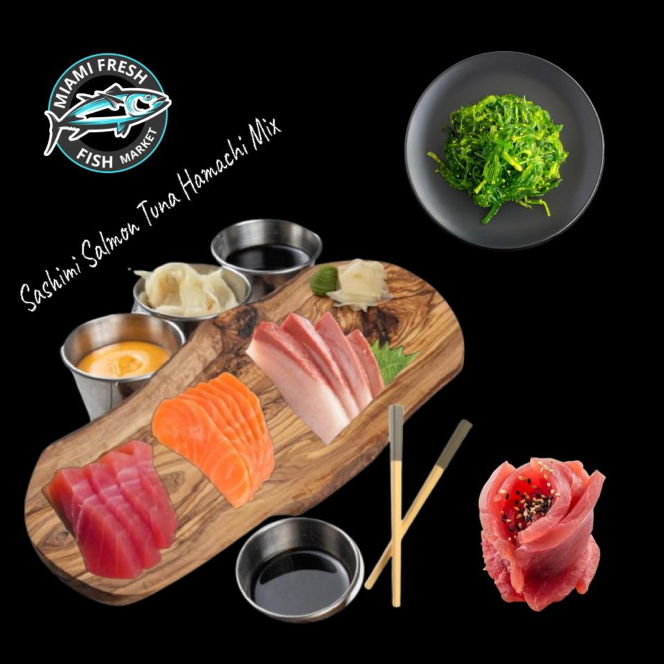 #4 Salmon Avocado Sushi Roll Serving size 8 Pcs