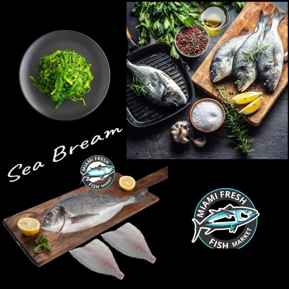 Sea Bream Mediterranean | Whole Fish or Fillet | Per Pound