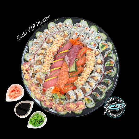Sushi VIP Platter Mix Rolls & Sashimi Nigiri