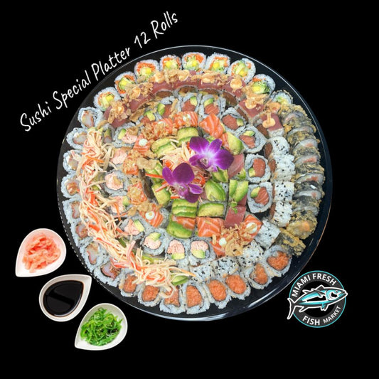 Sushi Special Platter 12 Rolls Serving size 96 Pcs