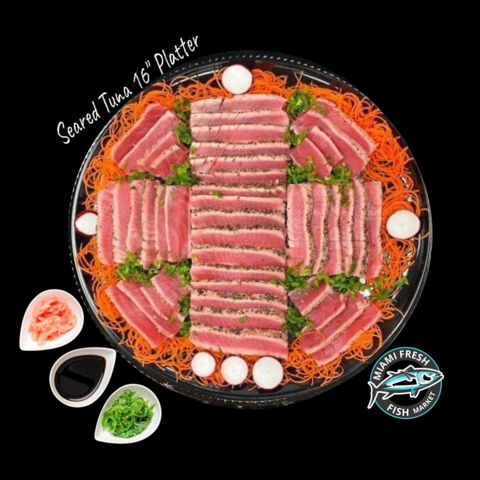 Tuna Carpaccio 12" Platter