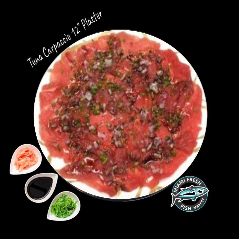 Tuna Carpaccio 12" Platter