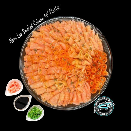 Nova Lox Smoked Salmon 16" Platter