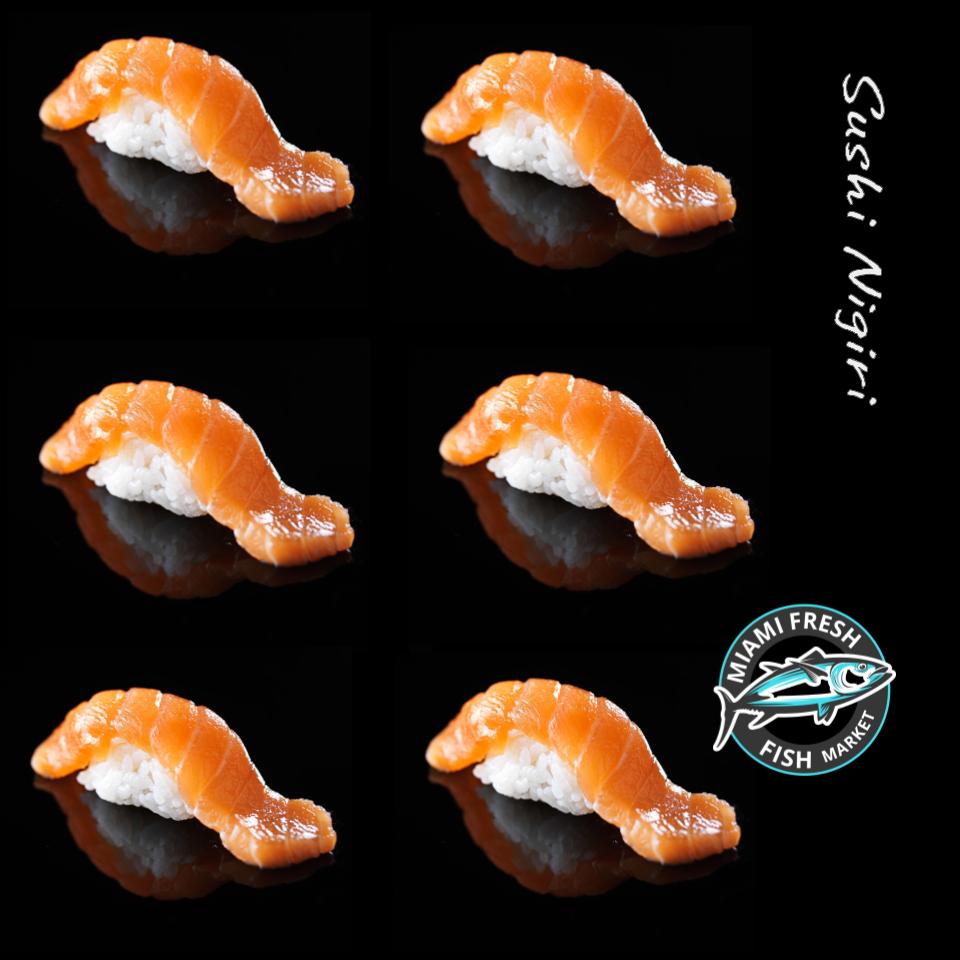 Tuna Nigiri Serving Size 6 Pcs