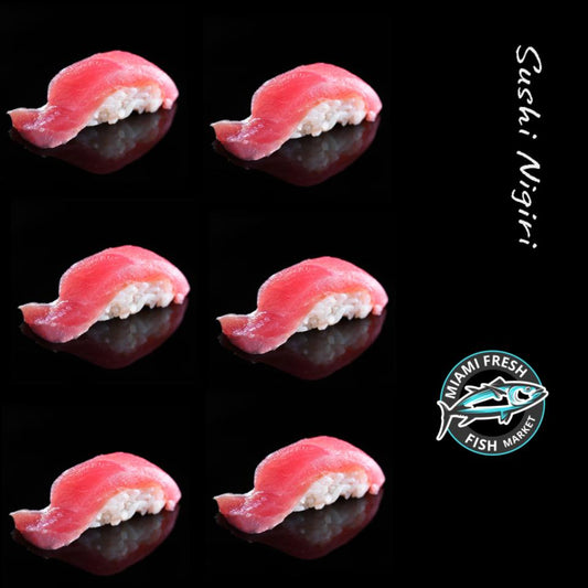 Tuna Nigiri Serving Size 6 Pcs