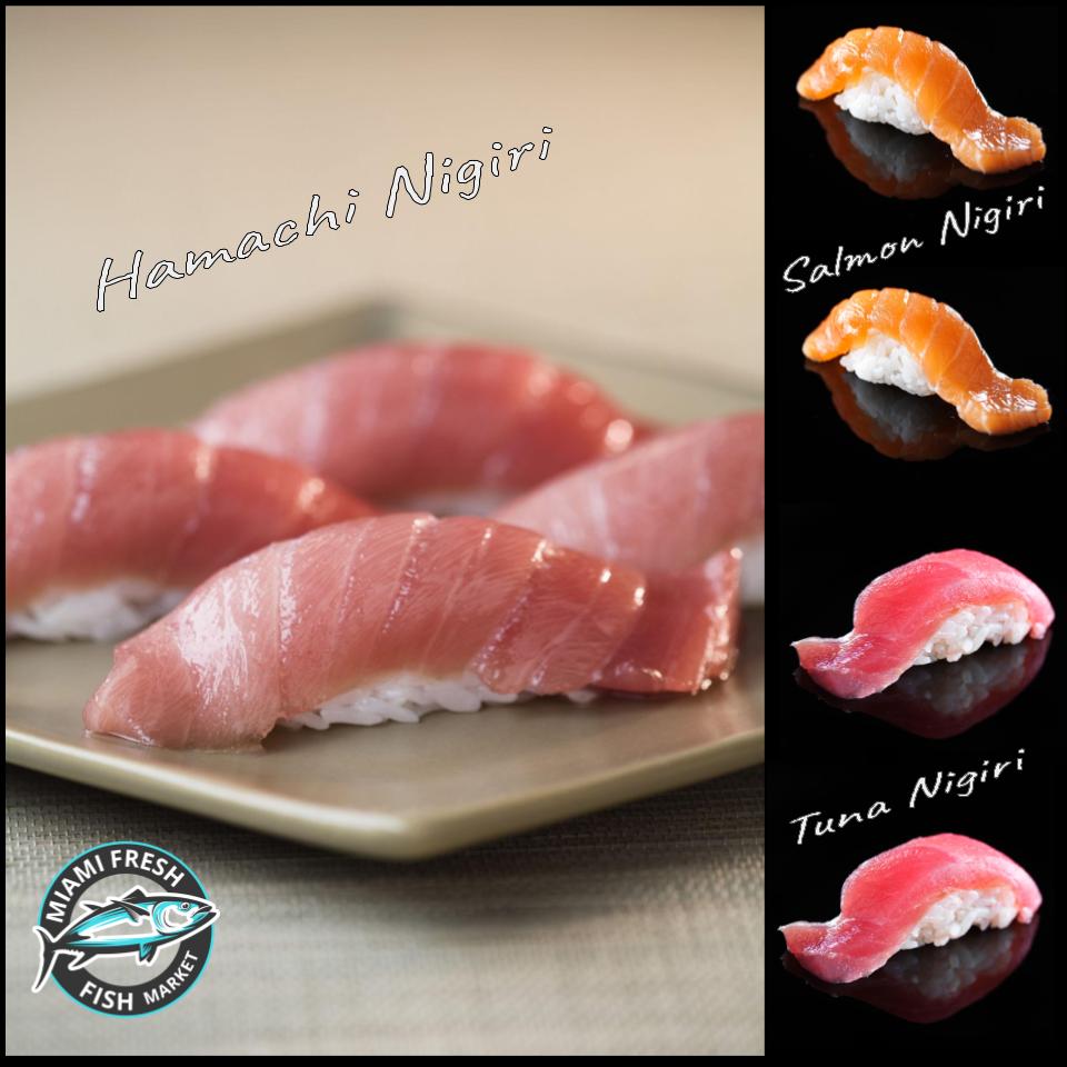 Tuna Nigiri Serving Size 6 Pcs