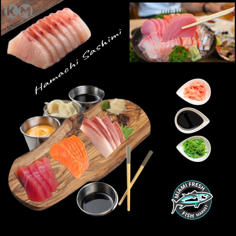 Sashimi Mix Tuna Salmon Hamachi 12 Pcs