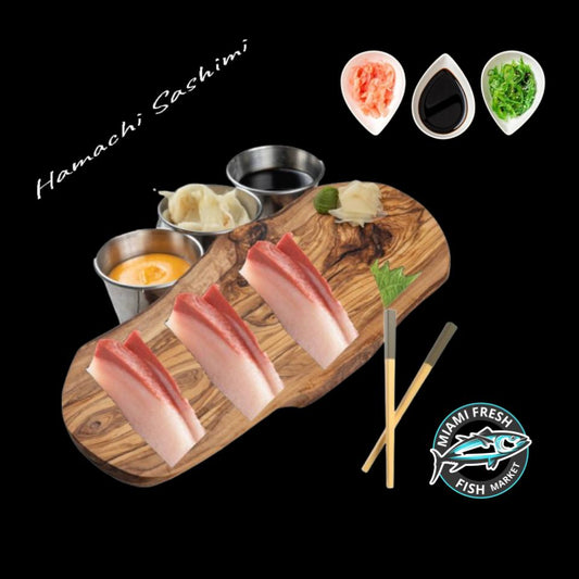 Sashimi Hamachi Serving 6 Pcs