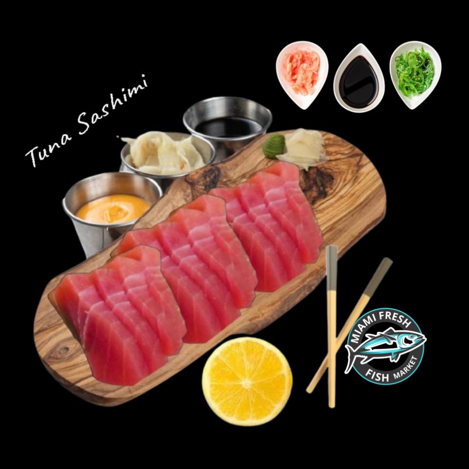 Sashimi Tuna Serving Size 6 Pcs