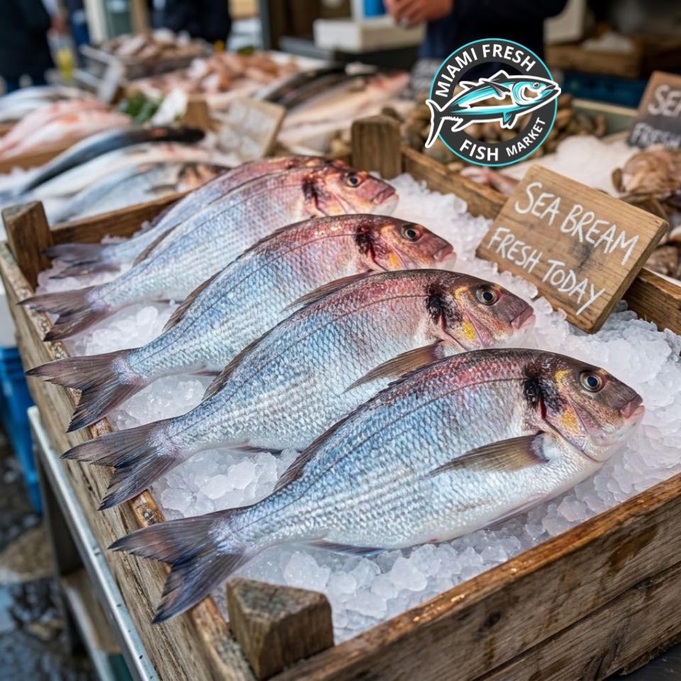 Sea Bream Mediterranean | Whole Fish or Fillet | Per Pound