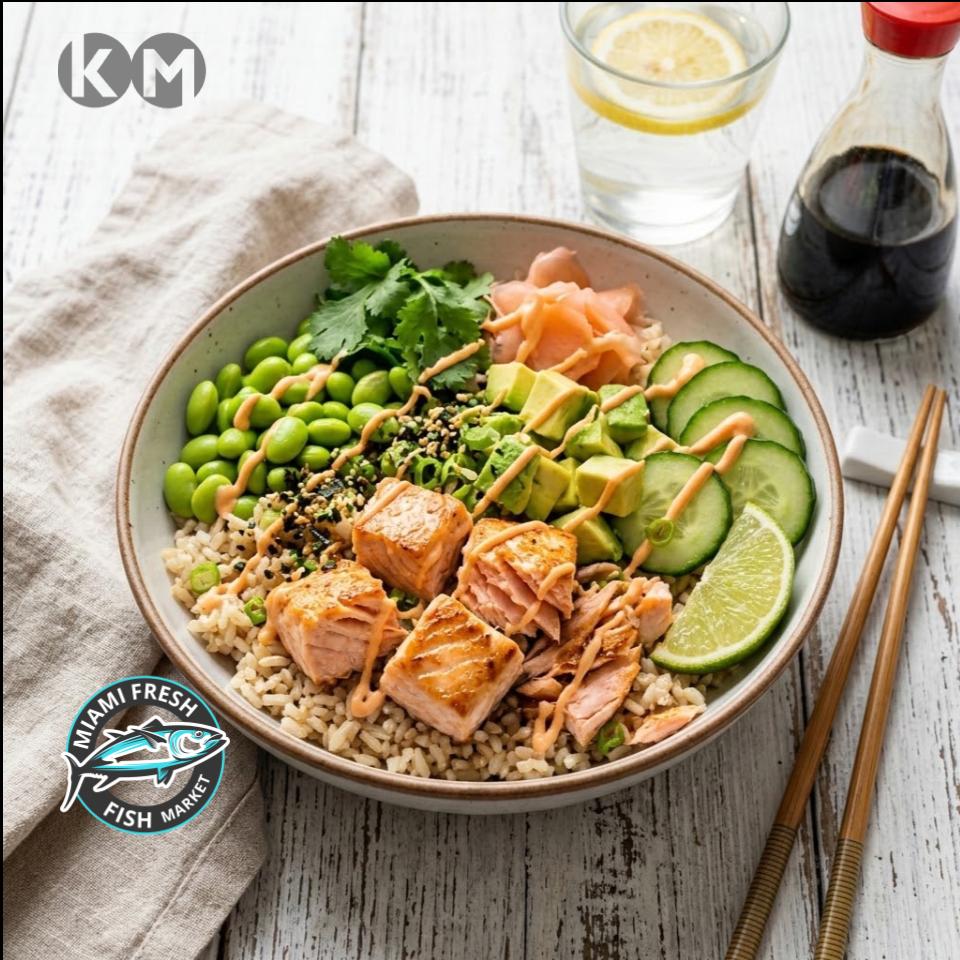 Hamachi Poke Bowl