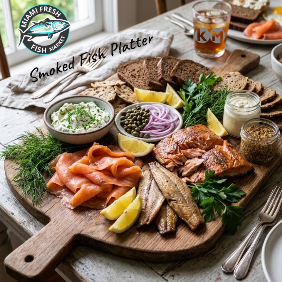 Seared Tuna Mix Salmon 12" Platter