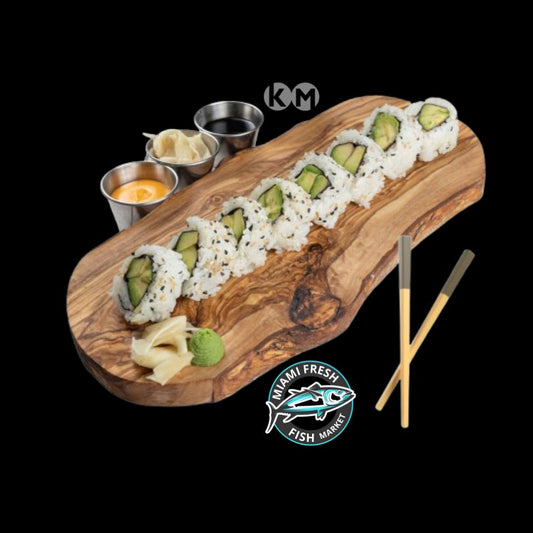 #1 Avocado Sushi Roll Serving size 8 Pcs