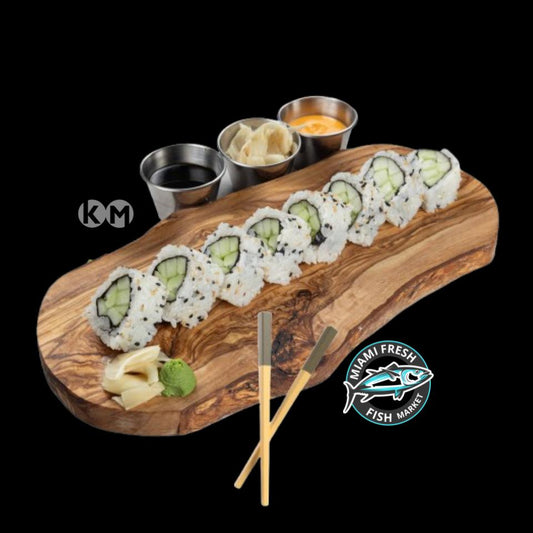 #2 Cucumber Sushi Roll Serving size 8 Pcs
