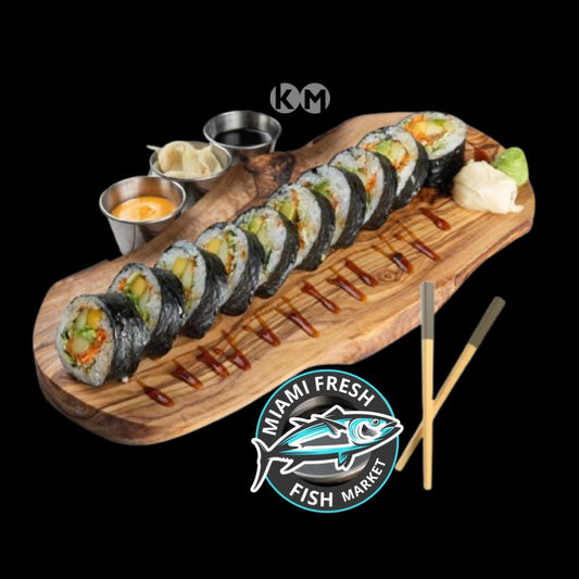 #18 Tropical Sushi Roll Serving size 8 Pcs