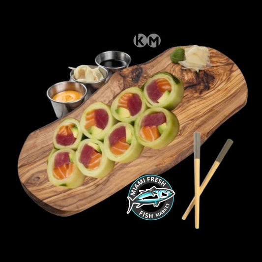 #15 Naruto Cucumber Sushi Roll Serving Size 8 Pcs
