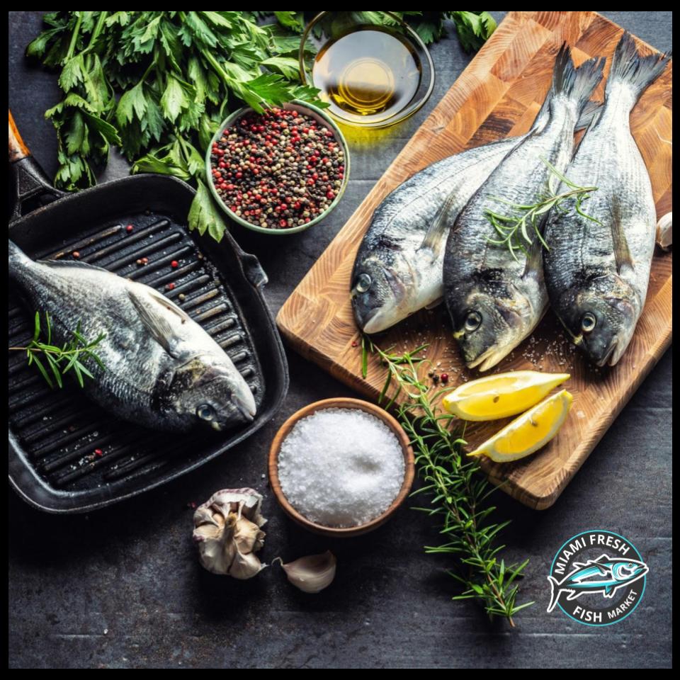 Sea Bream Mediterranean | Whole Fish or Fillet | Per Pound