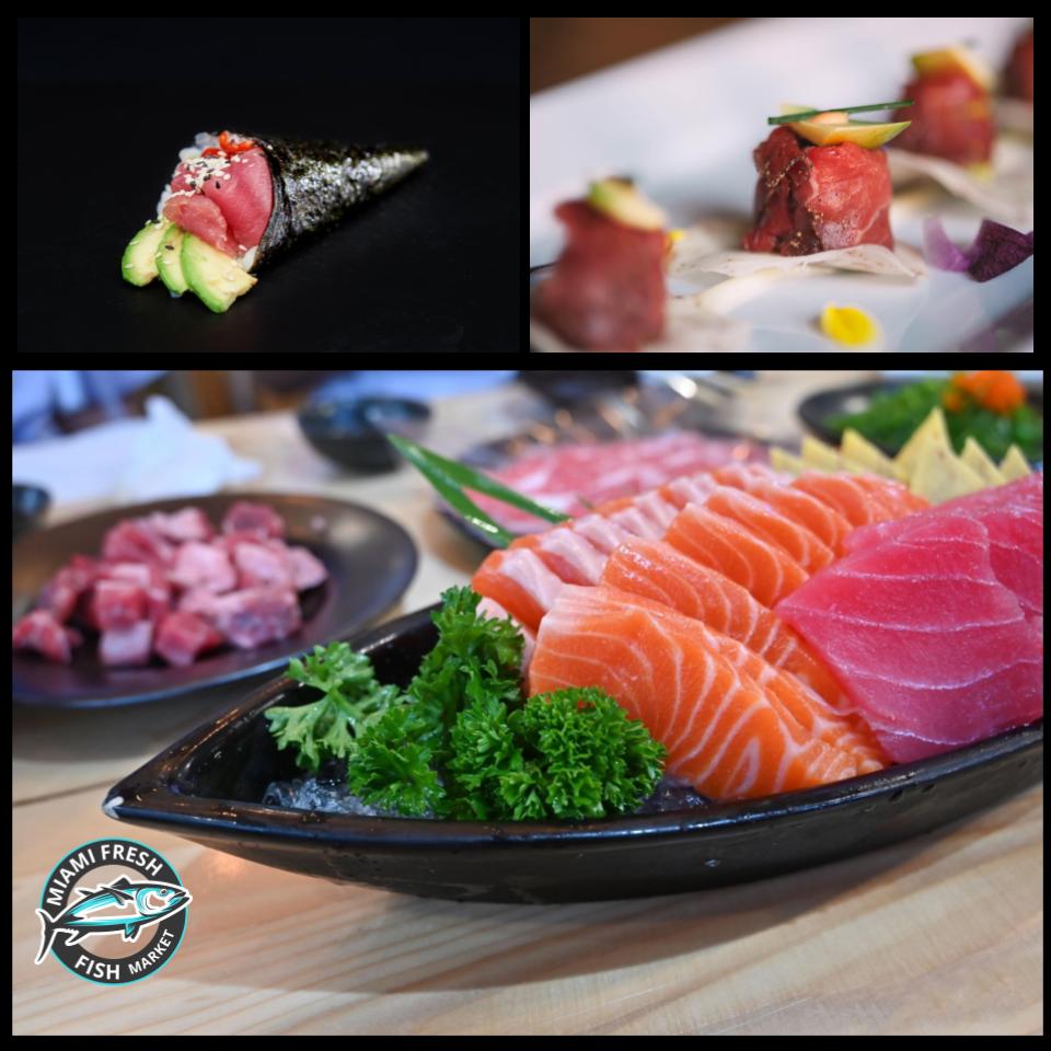 Sashimi Mix Tuna Salmon Hamachi 12 Pcs